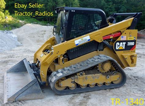 cat skid steer radio|waterproof tractor radio.